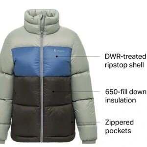 COTOPAXI Solazo Down Jacket Women's Size Medium Brush/Iron Color